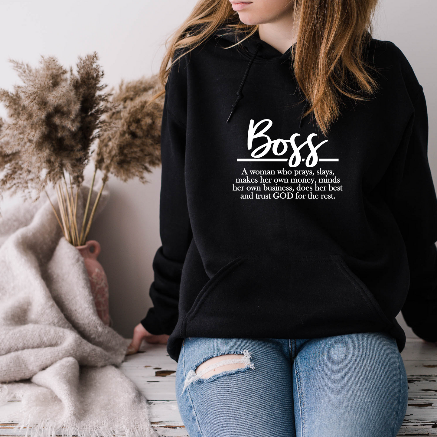 Boss Definition Statement Hoodie