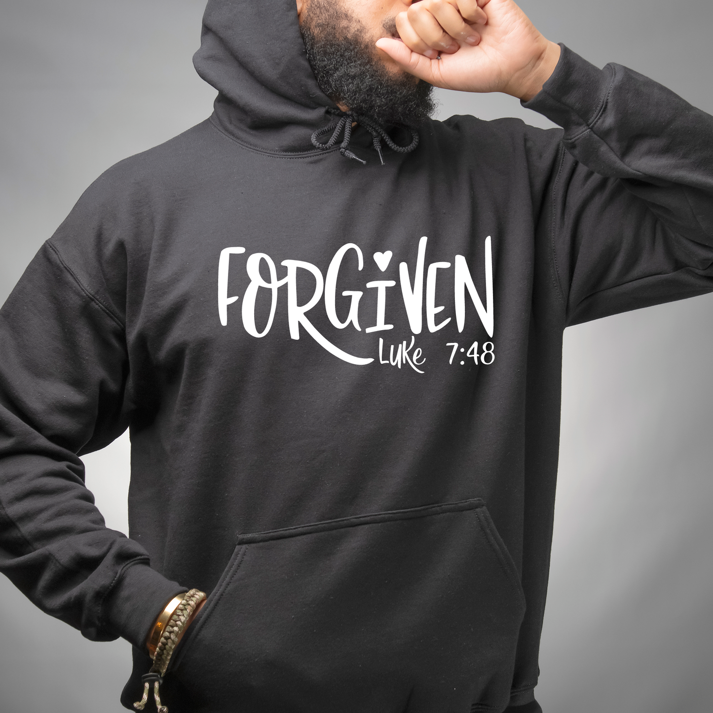 Forgiven "Luke 7:48" Hoodie