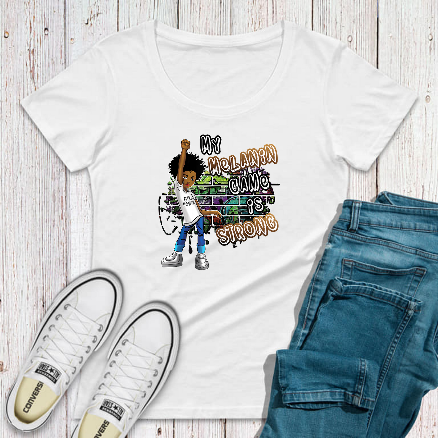Melanin Game Strong T-Shirt