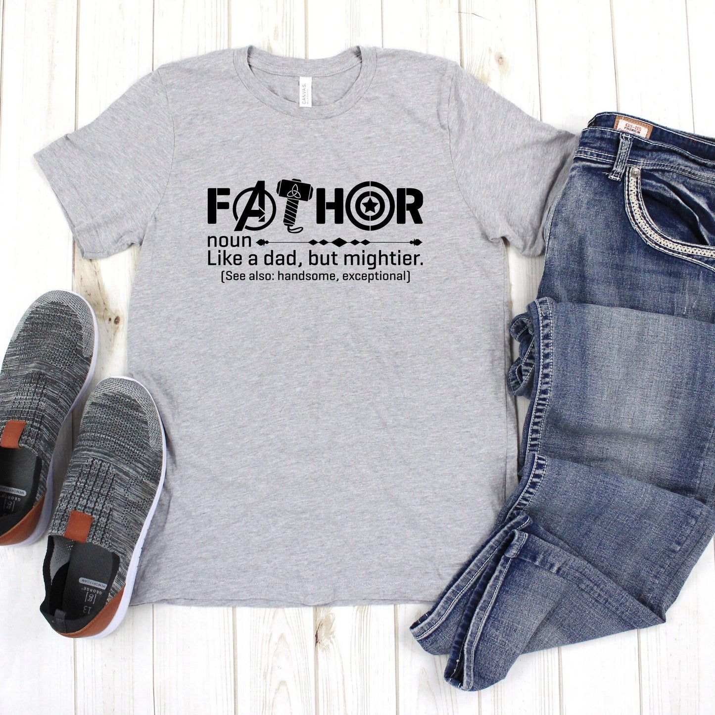 Father Definition - Marvel Symbols T-Shirt