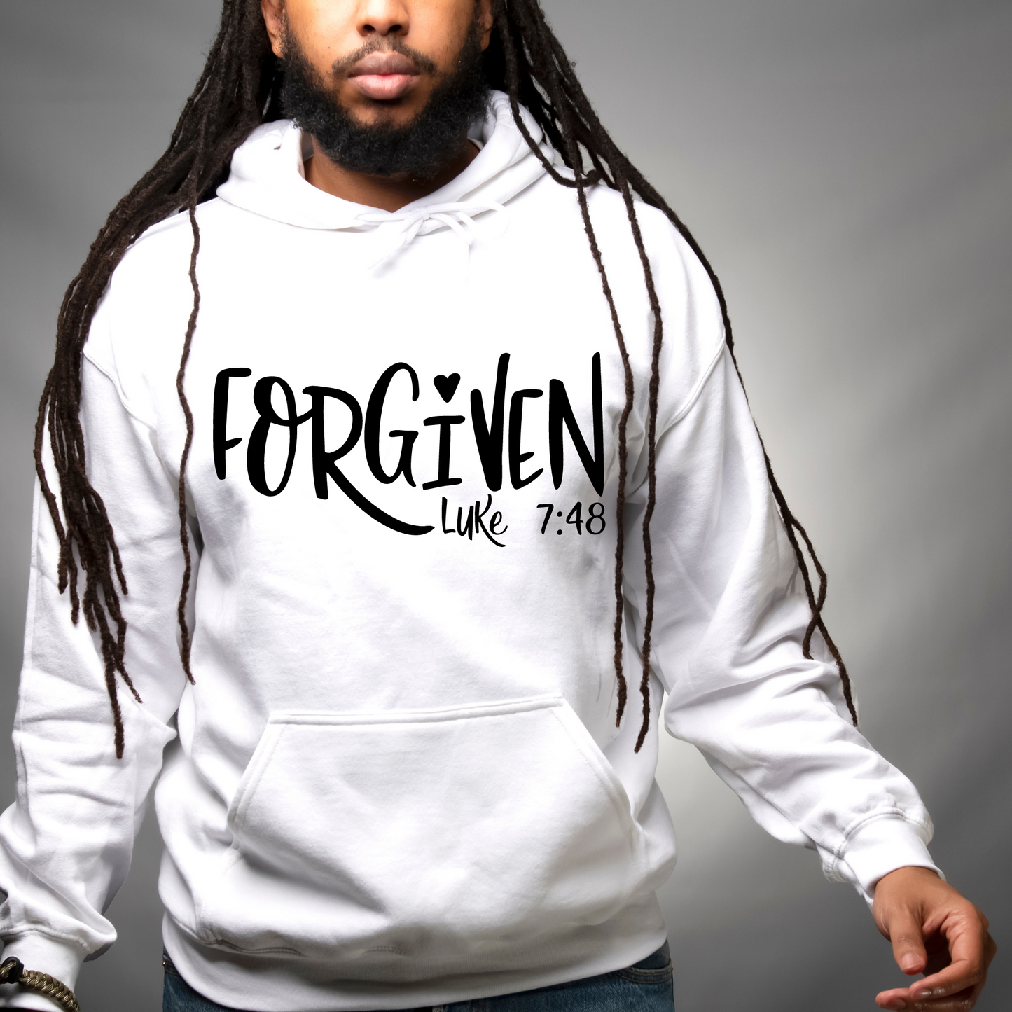Forgiven "Luke 7:48" Hoodie